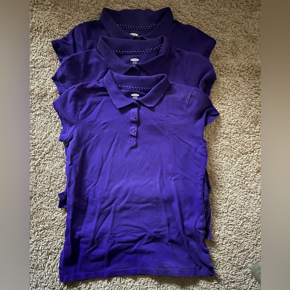 Old Navy Uniform Pique Polo Shirt for Girls (3) size xxl 16 - Picture 2 of 2